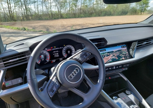 Audi A3 cena 129900 przebieg: 7627, rok produkcji 2023 z Augustów małe 29